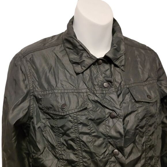 2/$20 Vintage Y2K Jacob Black Buttons Down Shirt Size: Small - Picture 2 of 5